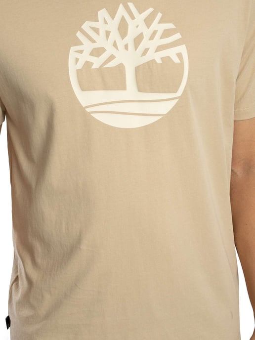 Timberland Baum-Logo-T-Shirt, Beige - Image 4