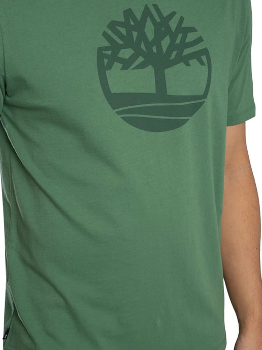 Timberland Baum-Logo-T-Shirt, Grün - Image 4