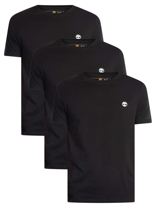 Timberland 3Er-Pack Schmale Dunstan River-T-Shirts, Schwarz - Image 1