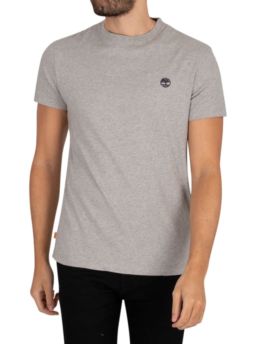 Timberland Dun River Crew Schlankes T-Shirt, Grau - Image 2