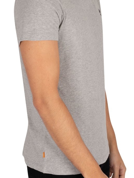Timberland Dun River Crew Schlankes T-Shirt, Grau - Image 5