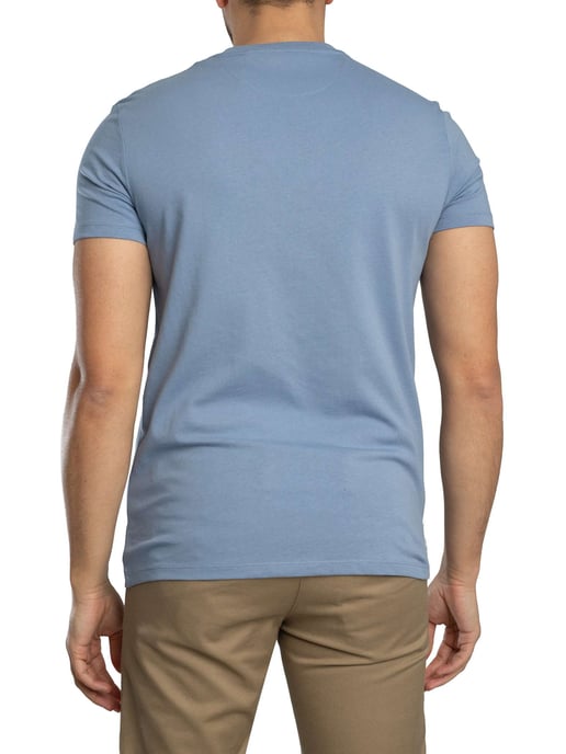 Timberland Slim Fit T-Shirt Mit Gesticktem Logo, Blau - Image 3