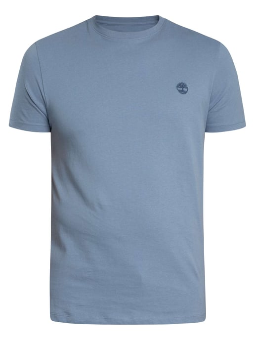 Timberland Slim Fit T-Shirt Mit Gesticktem Logo, Blau - Image 5