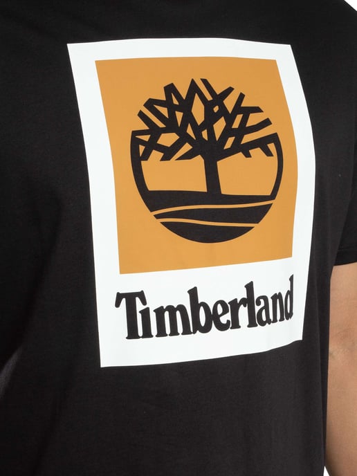 Timberland Farbiges Kurzes Grafik-T-Shirt, Schwarz - Image 4