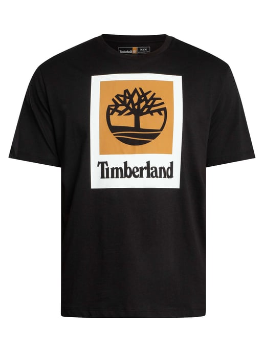 Timberland Farbiges Kurzes Grafik-T-Shirt, Schwarz - Image 5