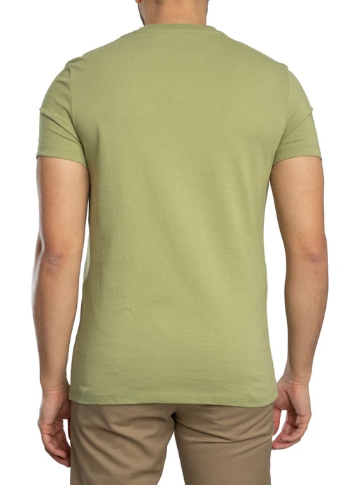 Timberland Slim Fit T-Shirt Mit Gesticktem Logo, Grün - Image 3