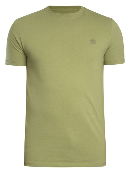 Timberland Slim Fit T-Shirt Mit Gesticktem Logo, Grün - Image 5