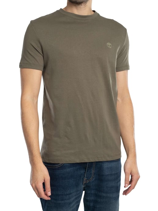 Timberland Dunstan River Crew Schmales T-Shirt, Grün - Image 1