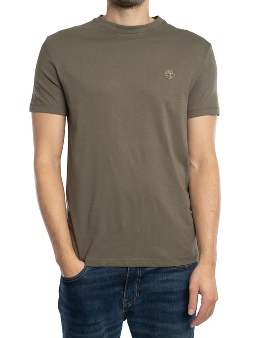 Timberland Dunstan River Crew Schmales T-Shirt, Grün - Image 2