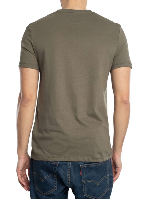 Timberland Dunstan River Crew Schmales T-Shirt, Grün - Image 3