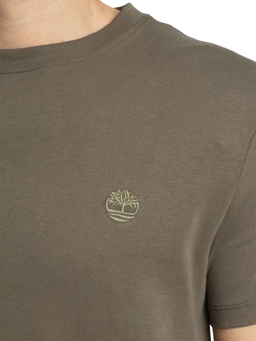Timberland Dunstan River Crew Schmales T-Shirt, Grün - Image 4