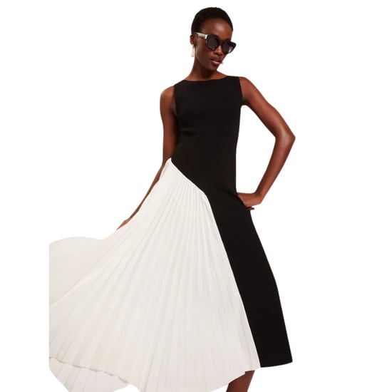 Ärmelloses Schwarzes Strickkleid „zeera" Von Ted Baker Mit Kontrasteinsätzen - Image 4