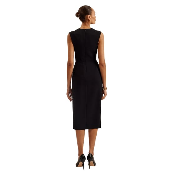 Schwarzes, Tailliertes Midikleid Von Ted Baker Manabdl - Image 5
