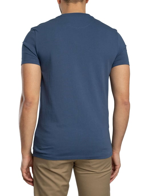 Timberland Slim Fit T-Shirt Mit Gesticktem Logo, Blau - Image 3