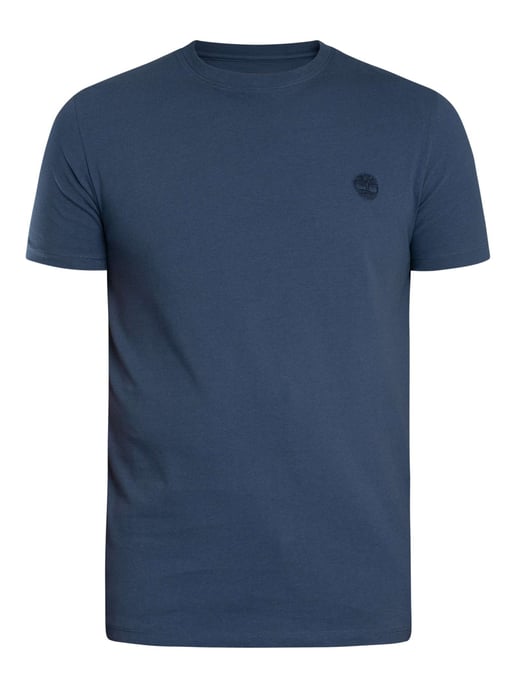 Timberland Slim Fit T-Shirt Mit Gesticktem Logo, Blau - Image 5