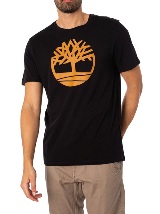 Timberland Baum-Logo-T-Shirt, Schwarz - Image 2