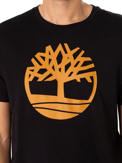Timberland Baum-Logo-T-Shirt, Schwarz - Image 4