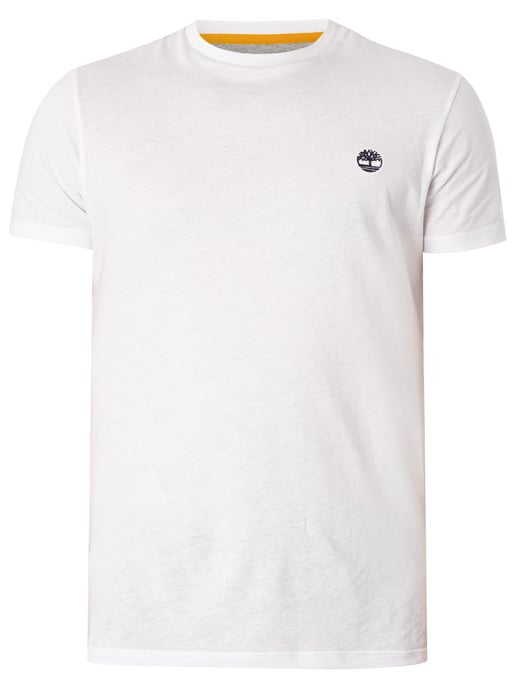 Timberland Dunstan River Schmales Rundhals-T-Shirt, Weiß - Image 5