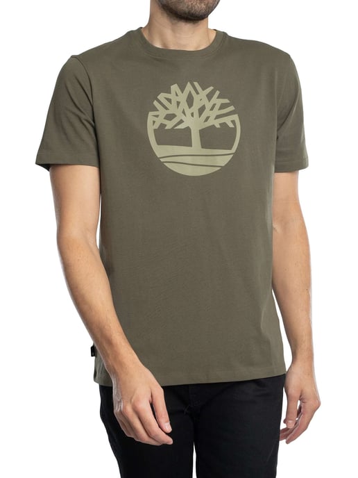 Timberland Baum-Logo-T-Shirt, Grün - Image 1