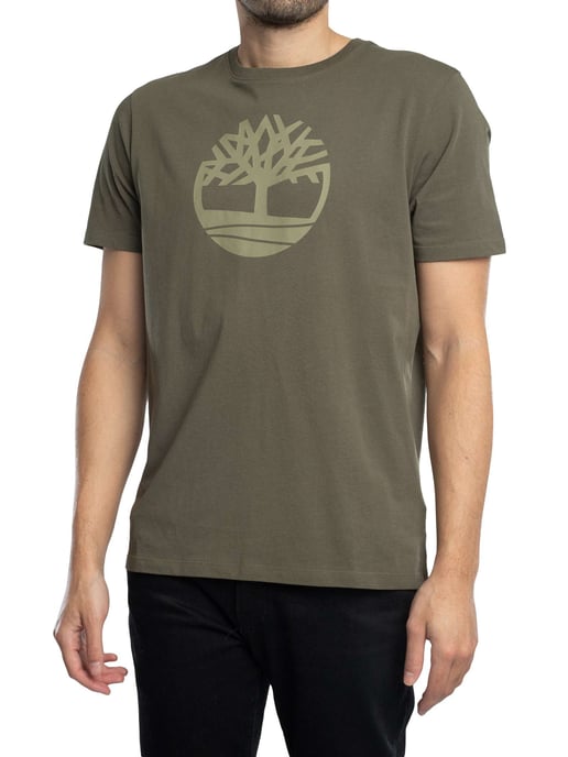 Timberland Baum-Logo-T-Shirt, Grün - Image 2