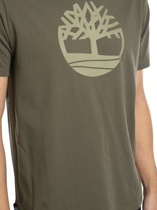 Timberland Baum-Logo-T-Shirt, Grün - Image 4