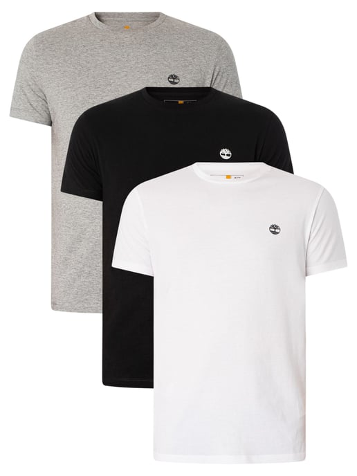Timberland 3Er-Pack Dustan Slim T-Shirts, Mehrfarbig - Image 1