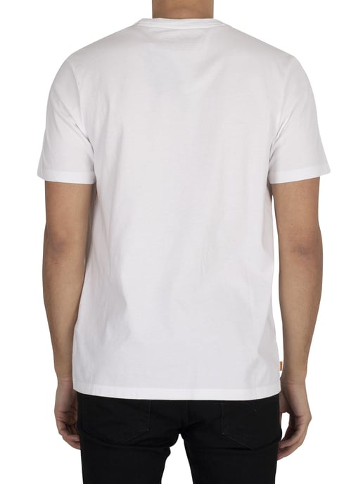 Timberland Marken-T-Shirt, Weiß - Image 3