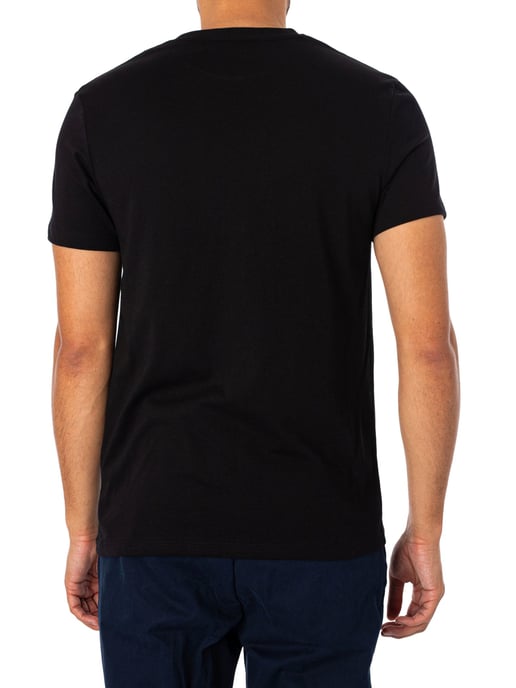 Timberland Slim Fit T-Shirt Mit Gesticktem Logo, Schwarz - Image 3