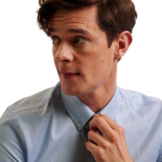 Ted Baker Aldgte Regular Premium Hellblaues Oxfordhemd - Image 5