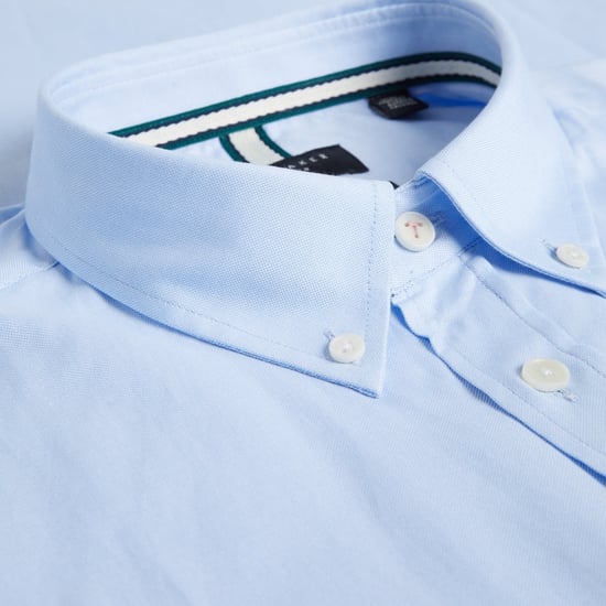 Ted Baker Aldgte Regular Premium Hellblaues Oxfordhemd - Image 6