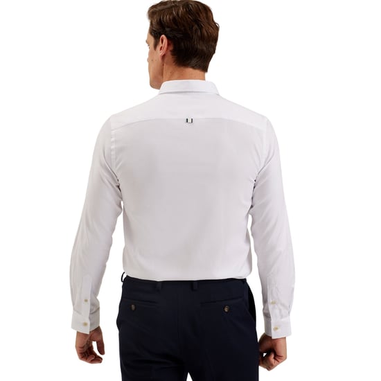 Ted Baker Allarde Regular Branded White Oxford Shirt - Image 2