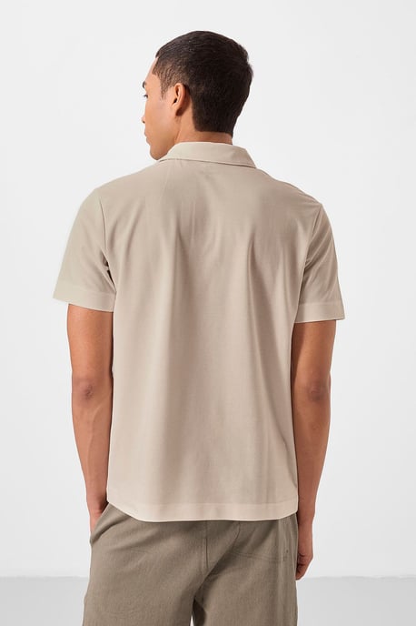Herren Baumwoll-Elastan Polo-Shirt - Image 5