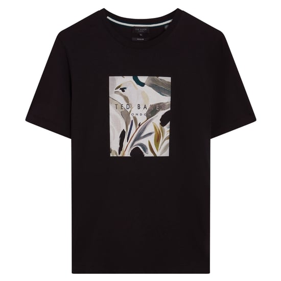 Ted Baker Justino Box Print Schwarzes Grafik-t-shirt - Image 1