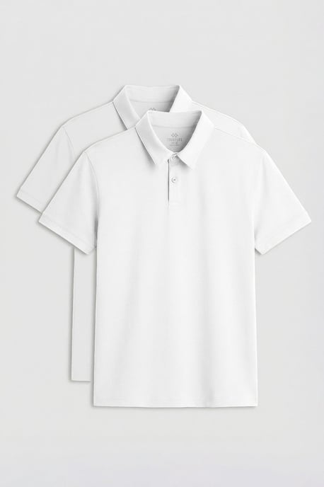 Herren Polo-Shirt aus Baumwolle-Elasthan - Image 1