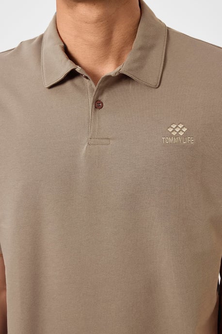 Herren Baumwoll-Elastan Polo-Shirt - Image 4