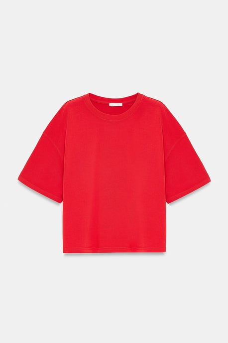 Übergroßes Baumwoll-Crewneck-T-Shirt - Image 5