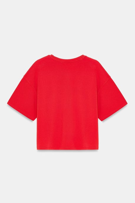 Übergroßes Baumwoll-Crewneck-T-Shirt - Image 6