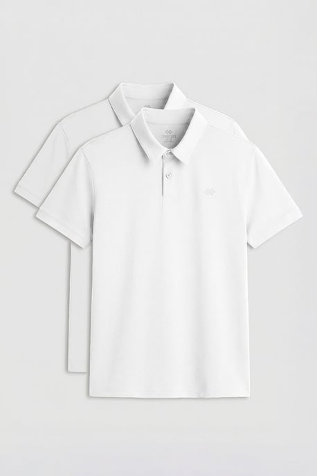 Herren-Polohemd aus Baumwollmischung - Image 1