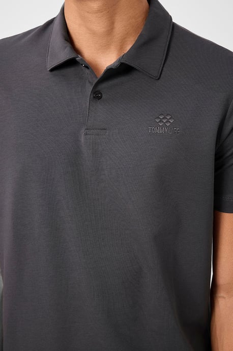 Herren Baumwoll-Elastan Polo-Shirt - Image 5