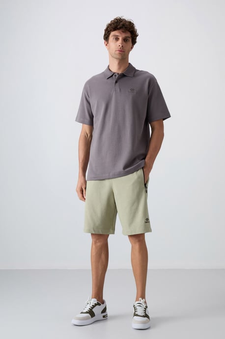 Herren Oversized Polo T-Shirt - Image 2