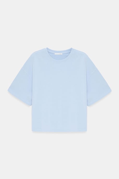 Übergroßes Baumwoll-Crewneck-T-Shirt - Image 5