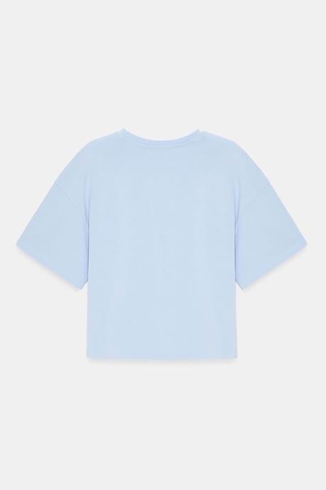 Übergroßes Baumwoll-Crewneck-T-Shirt - Image 6