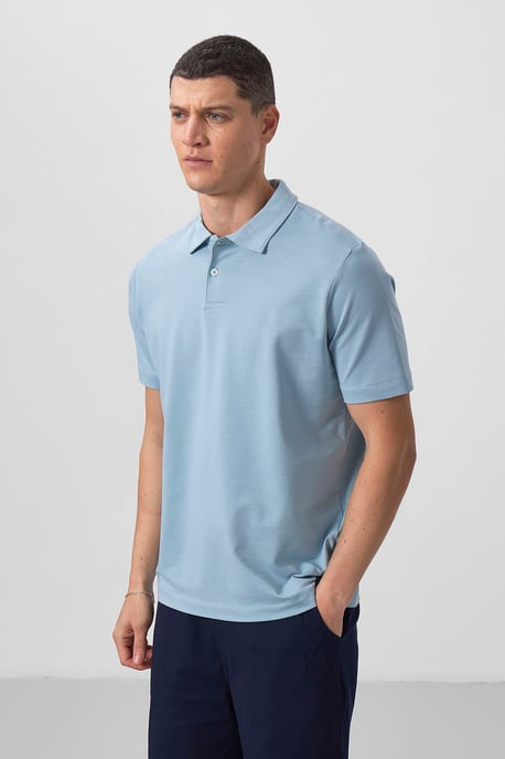 Herren Polo-Shirt aus Baumwolle-Elasthan - Image 2