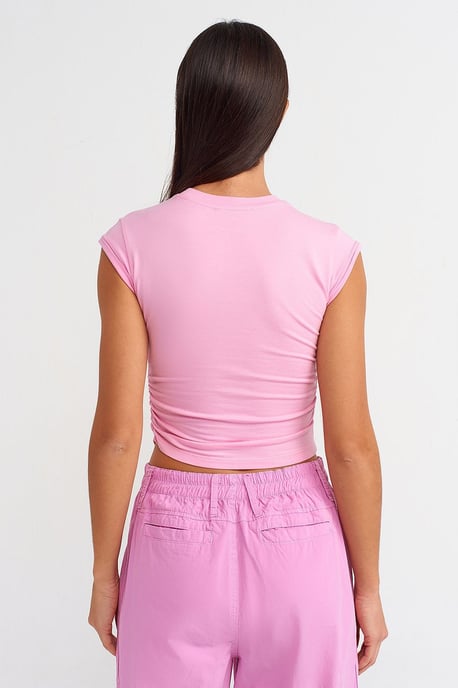 Damen ärmelloses Crop-Top-T-Shirt - Image 2