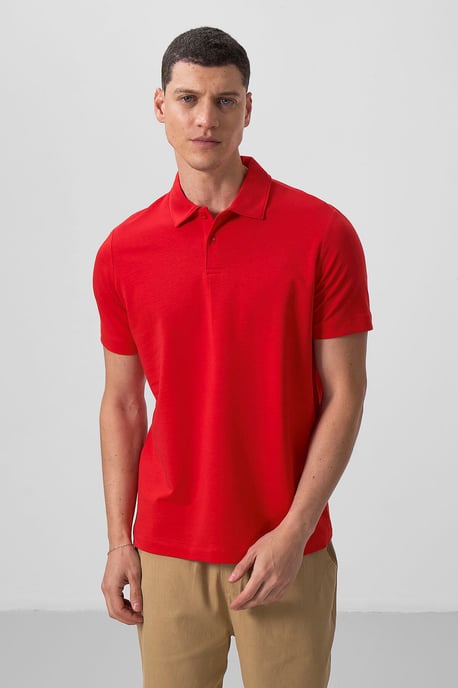 Herren Polo-Shirt aus Baumwolle-Elasthan - Image 2