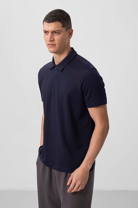 Herren Polo-Shirt aus Baumwolle-Elasthan - Image 3