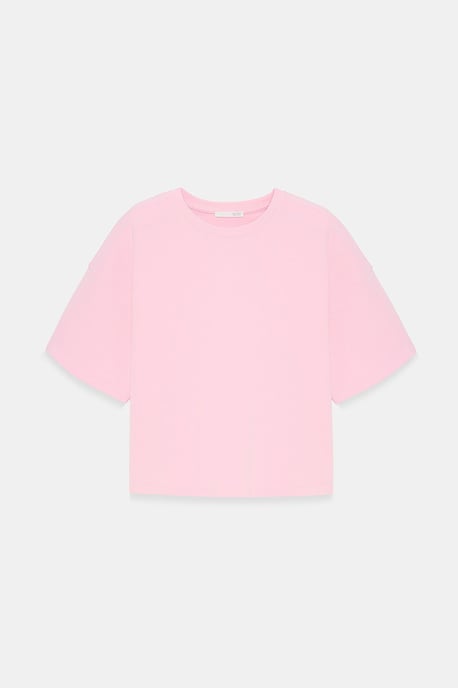 Übergroßes Baumwoll-Crewneck-T-Shirt - Image 6