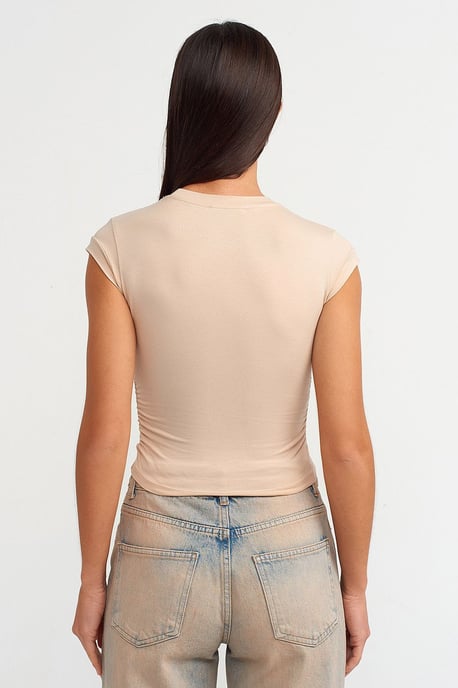 Damen ärmelloses Crop-Top-T-Shirt - Image 2