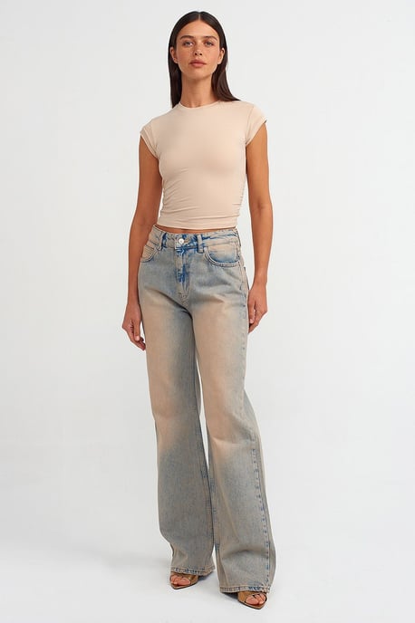 Damen ärmelloses Crop-Top-T-Shirt - Image 4