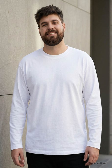 Herren Baumwoll-Elastan T-Shirt - Image 3